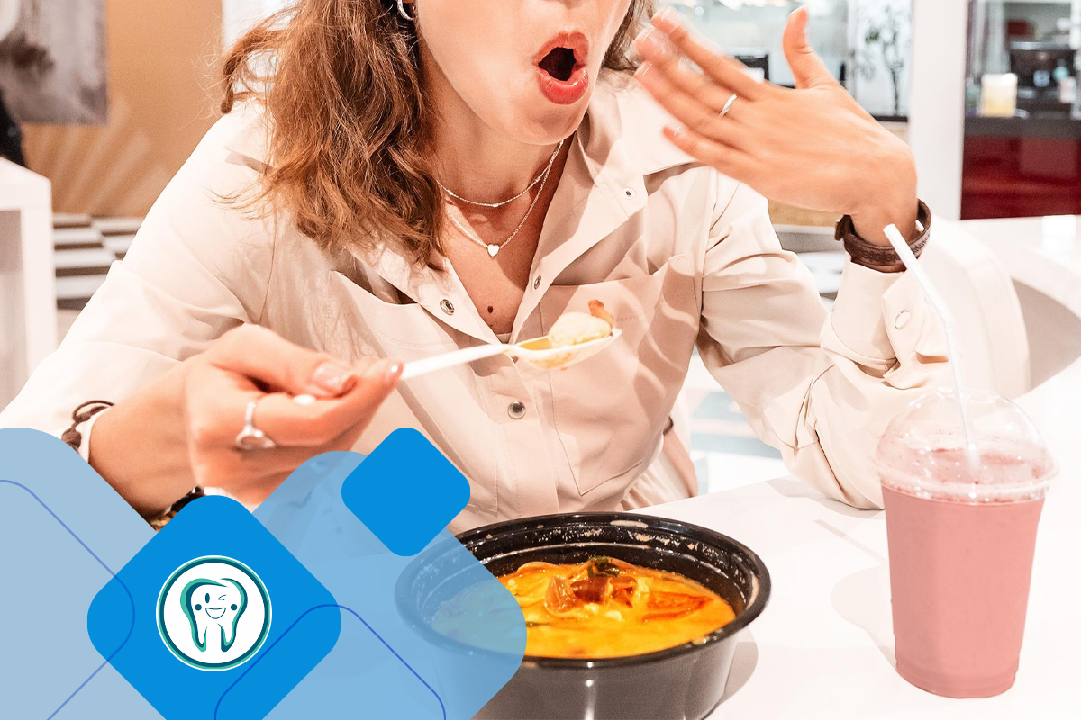 سوختگی دهان با غذا